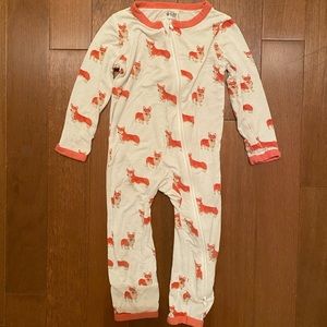 Kyte baby corgi romper 12-18